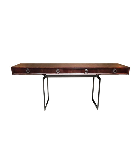 Shikari Parchment Console Table