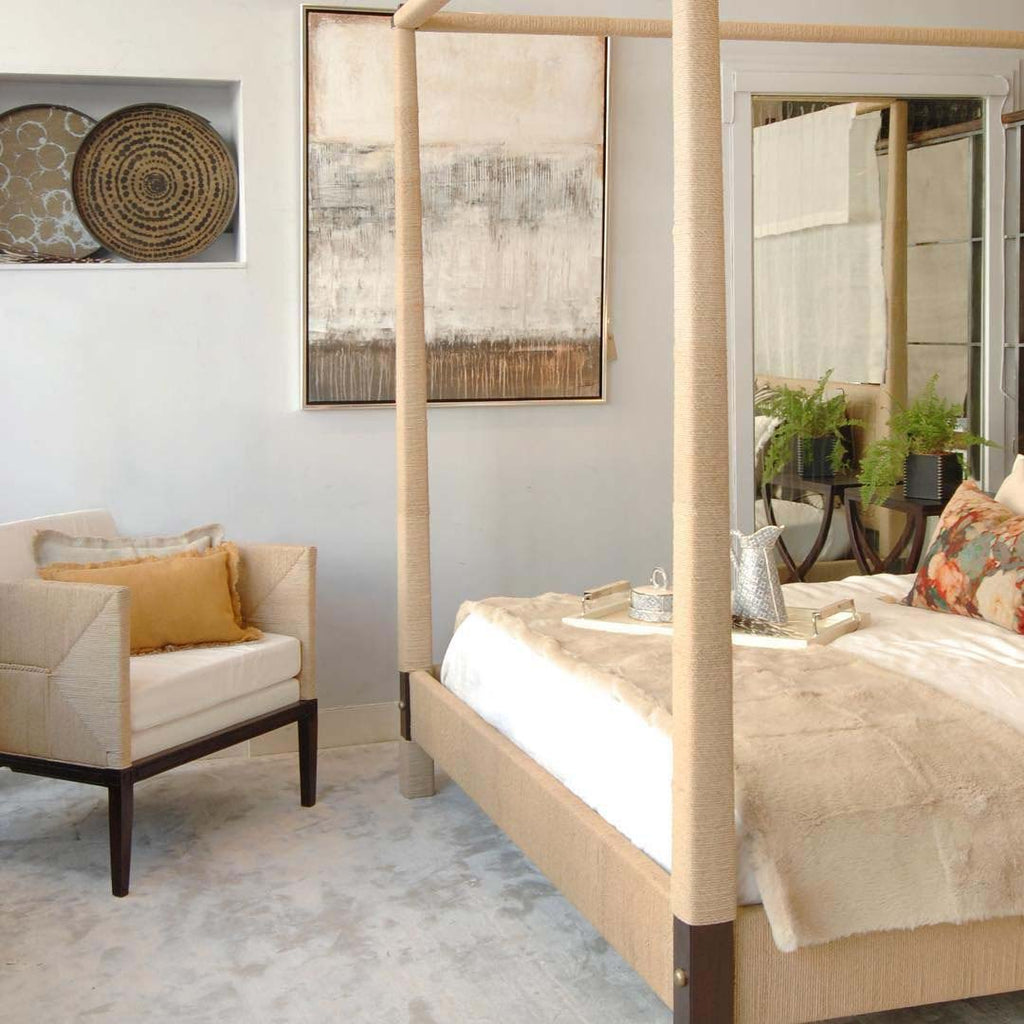 Maasai Mara bed with Maasai Mara armchair