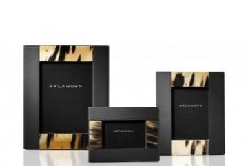 Arca Horn and Wooden Photo Frames, in three sizes