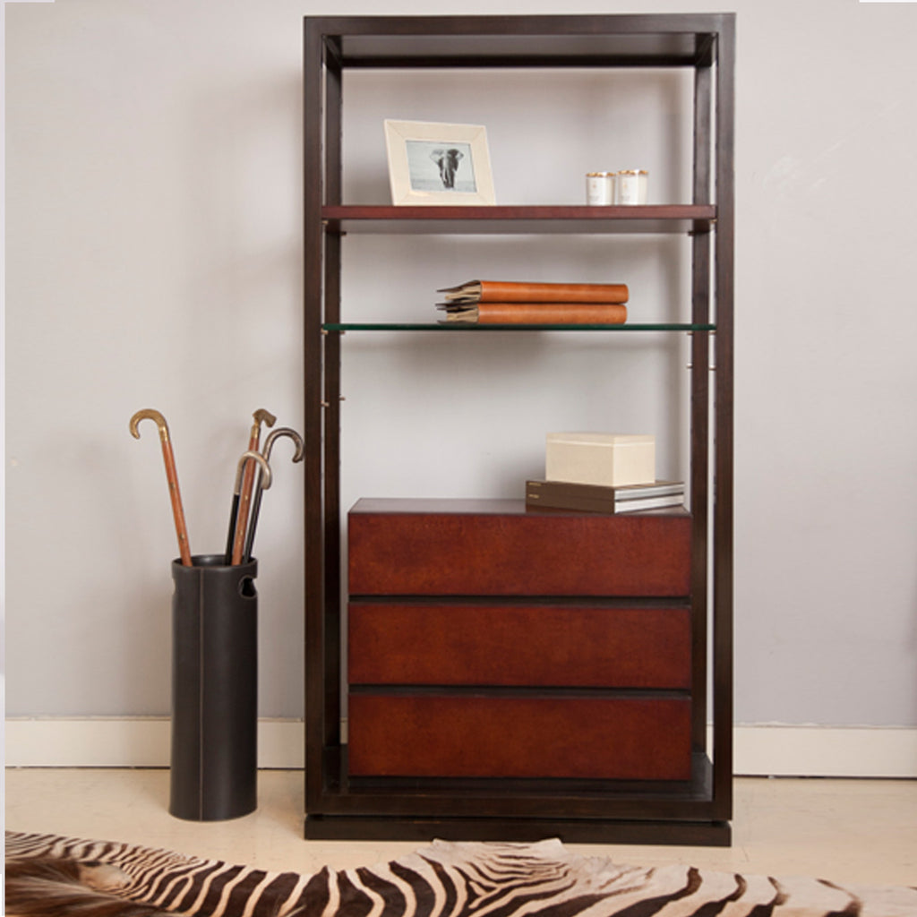 Havana Display Shelving Unit with decor