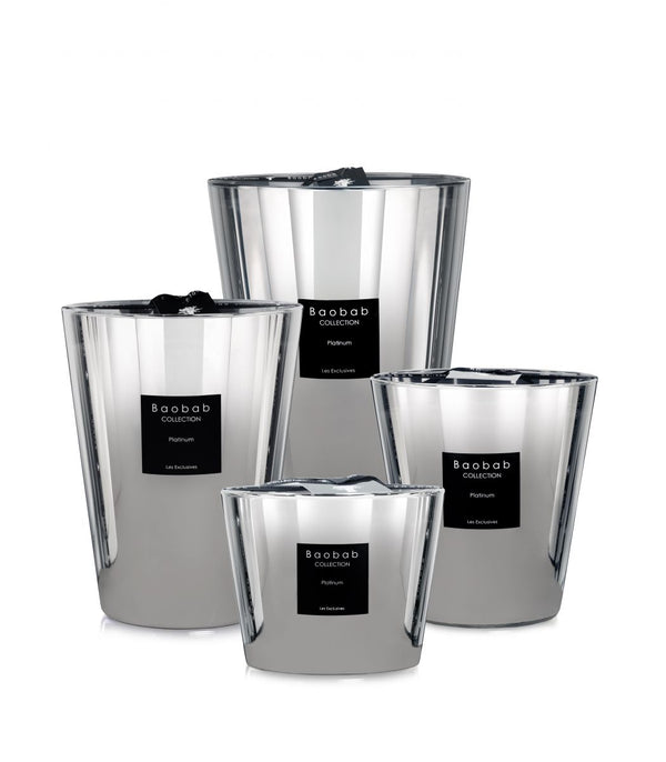 Baobab Platimum range of Candles in all sizes