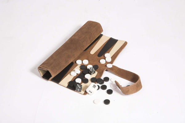 Rolled Backgammon set