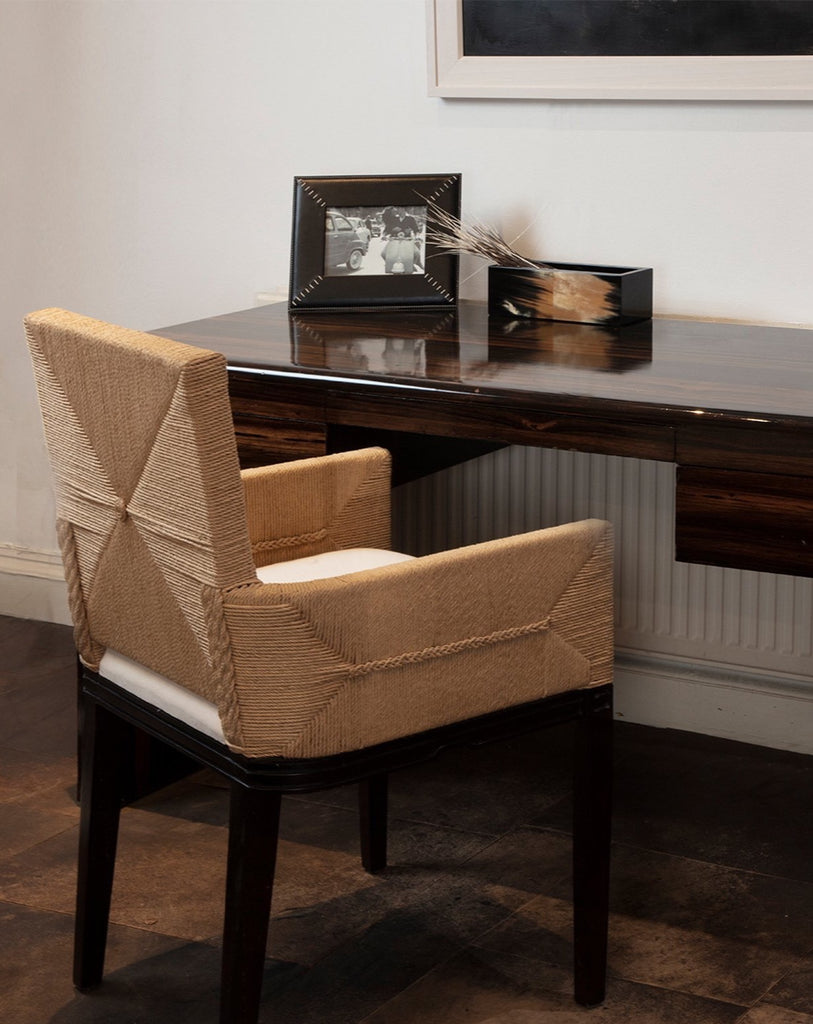 Maasai mara chair with ebony desk