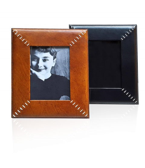 Havana Seam Stitch Frame Leather