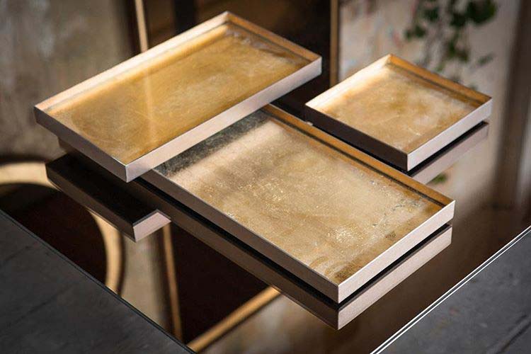 Rectangular Brass Trays