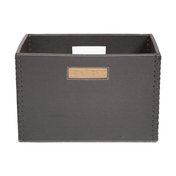 Havana Leather Espresso Magazine Box