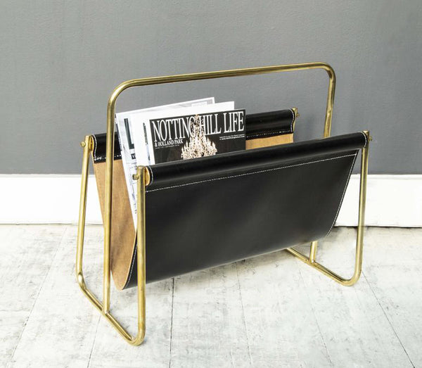 Magazine Rack with magazines