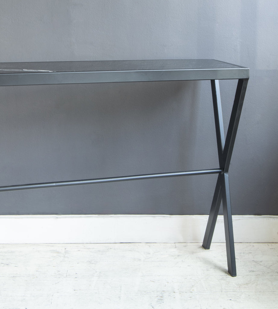 Marble Console Leg View