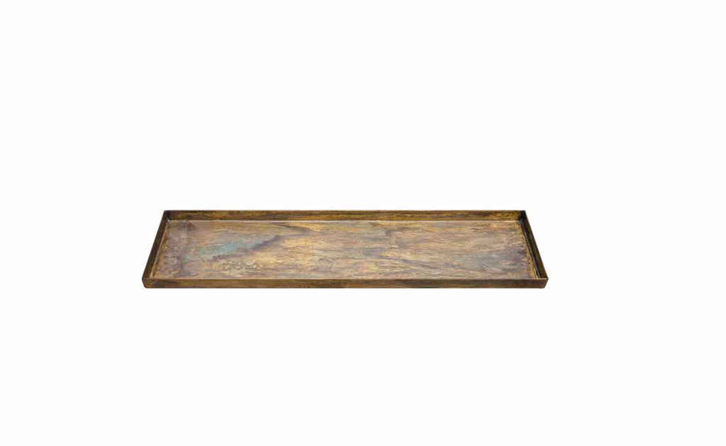 Mufti Rectangular Brass Tray