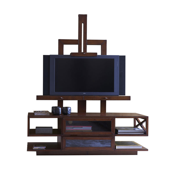 Havana Leather TV Easel 