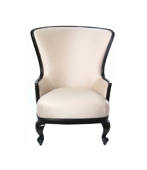 Portobello Queen Anne Armchair on white