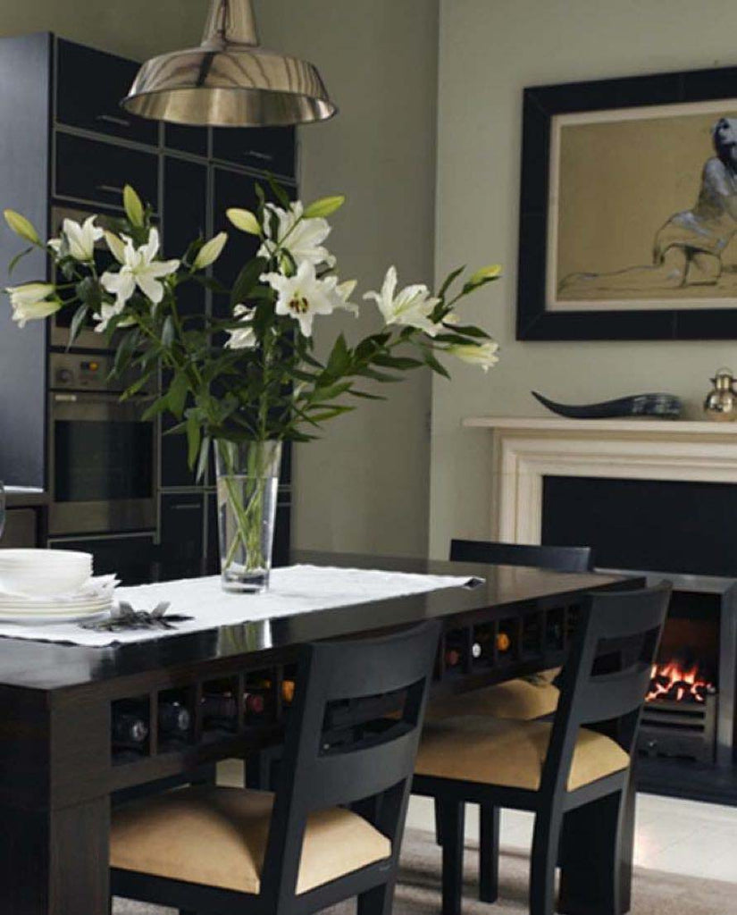 Westbourne Dining Chair Around Wine table in Kitchen