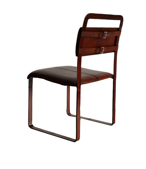 Bakc of Havana Buckle Chair