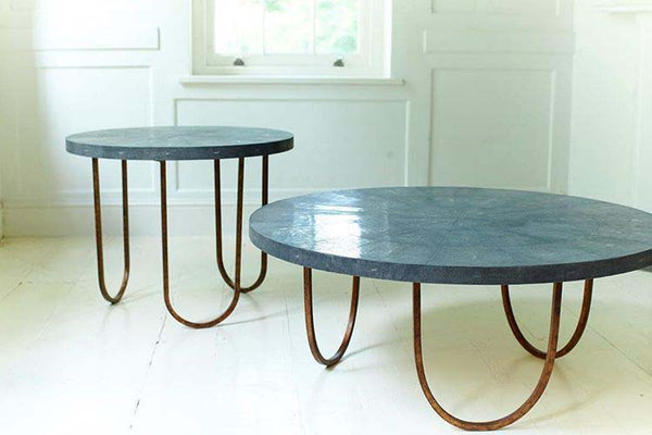 Real Shagreen Havana Coffee table