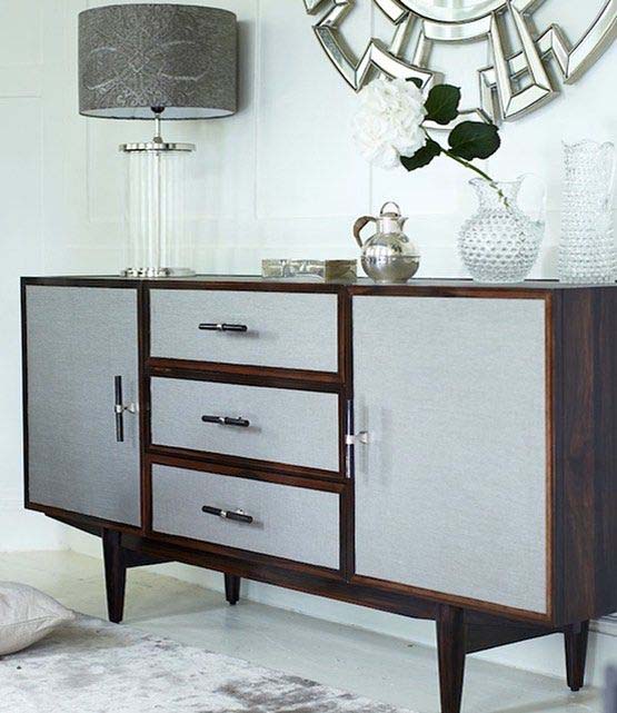 Deco Console with Bone Handles