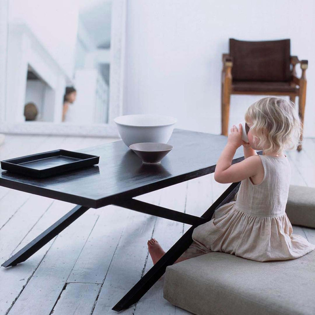 Metro Coffee table with girl on floor