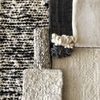 Karakul rug swatches and Texture Moodboard