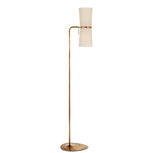 Antique Brass Clarkson Floor Lamp
