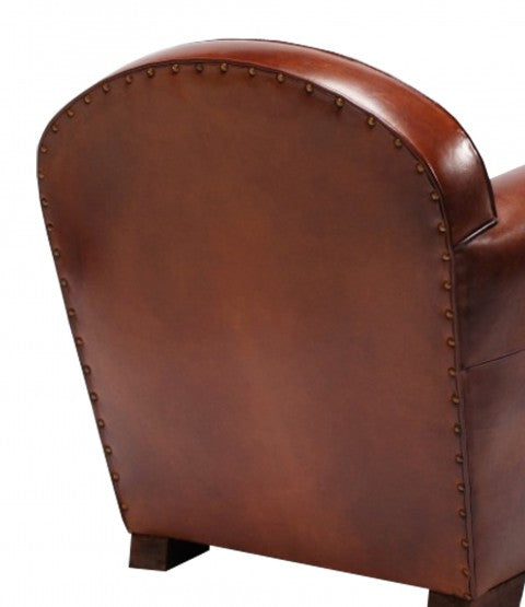 Deco Club Armchair From Back
