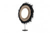 Juju Black Feather on Stand from Angle