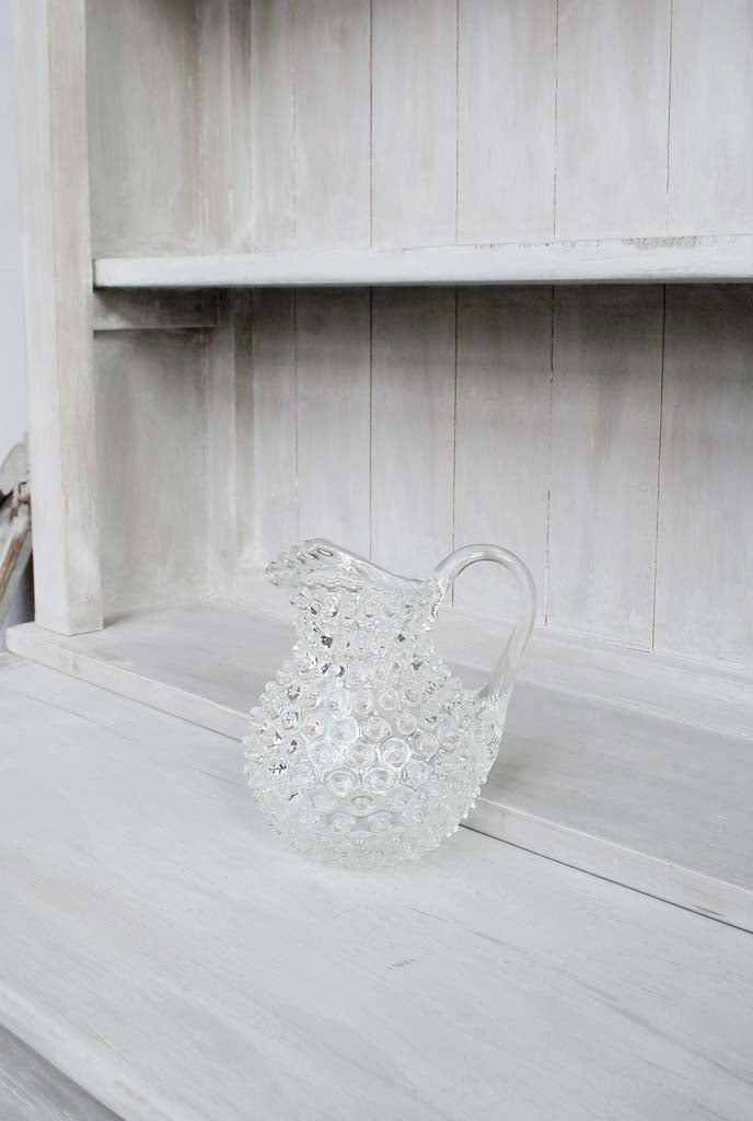 Round Hobnail Jug with Background