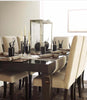 Mahoot Dining Table with Decor and Mahoot chairs