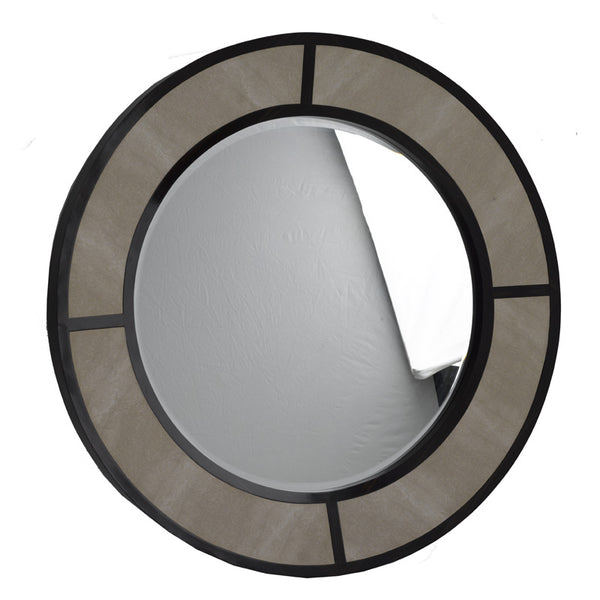 Deco round mirror