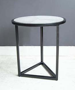 Shagreen Triangle side table
