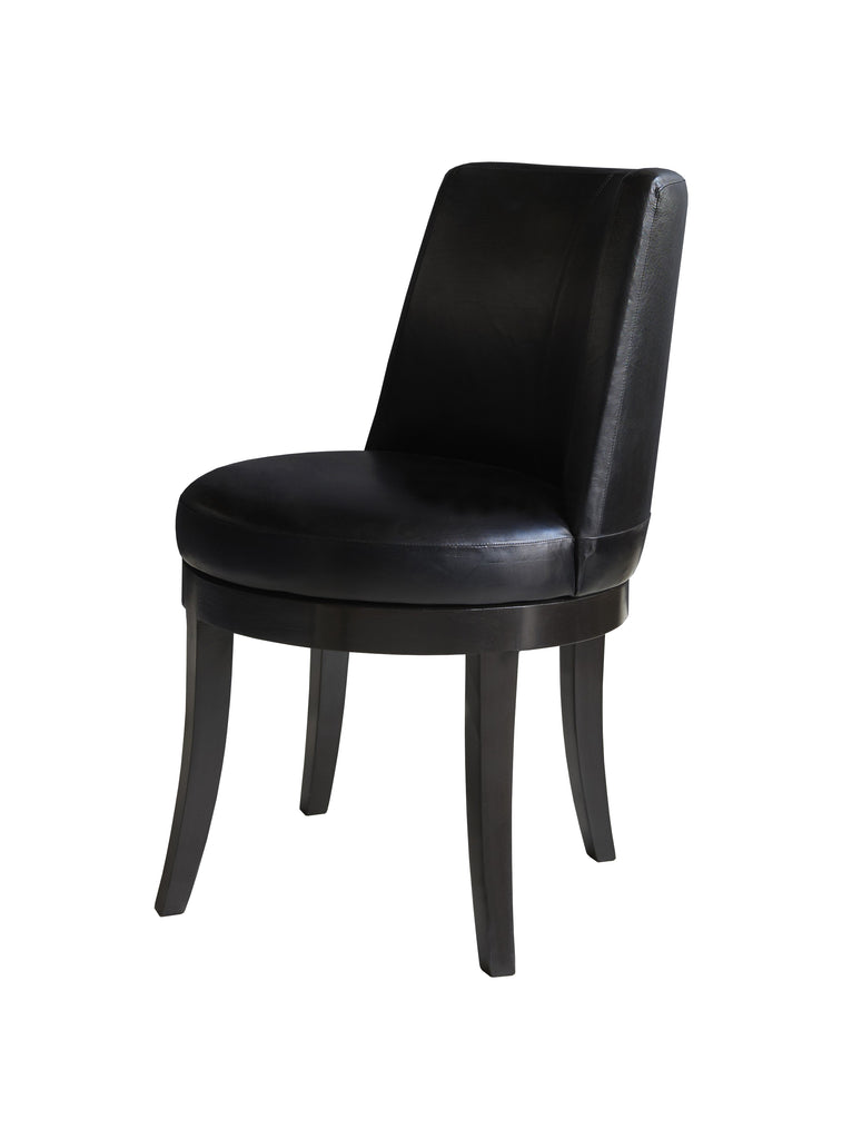 Havana swivel chair in black cutout