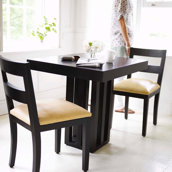 Westbourne Dining chair with Table and woman